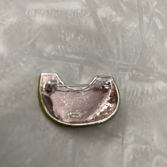 Monet Rhinestone and Enamel Pin - Picture 5 of 7